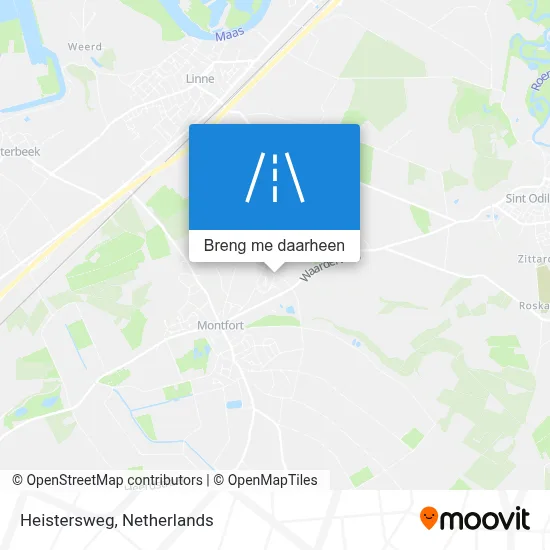 Heistersweg kaart