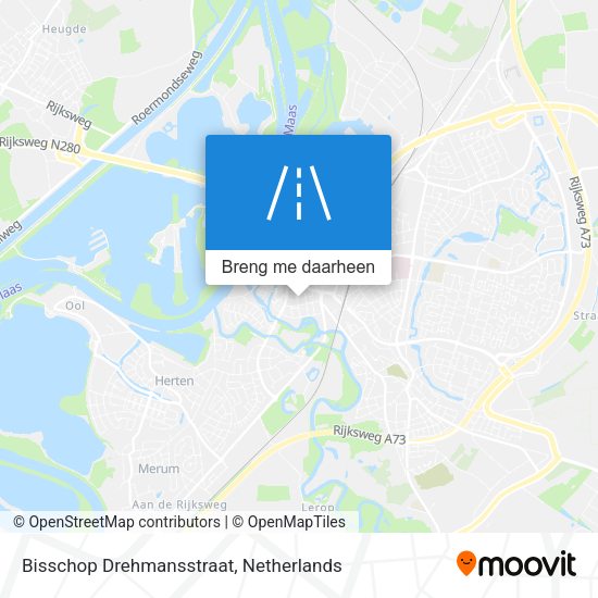 Bisschop Drehmansstraat kaart