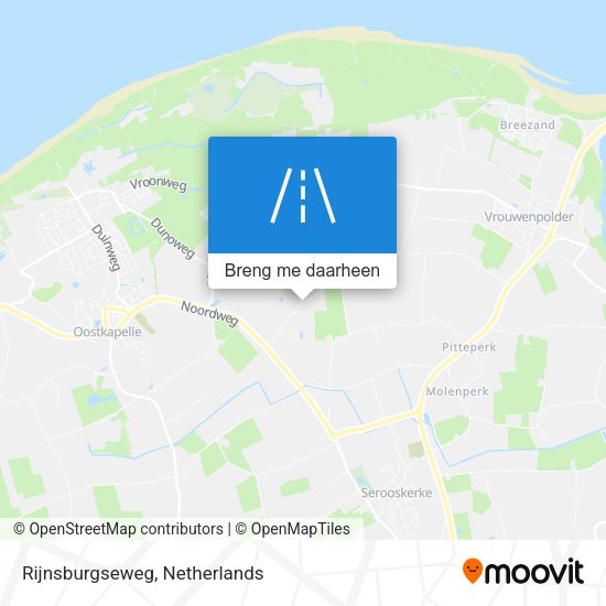 Rijnsburgseweg kaart