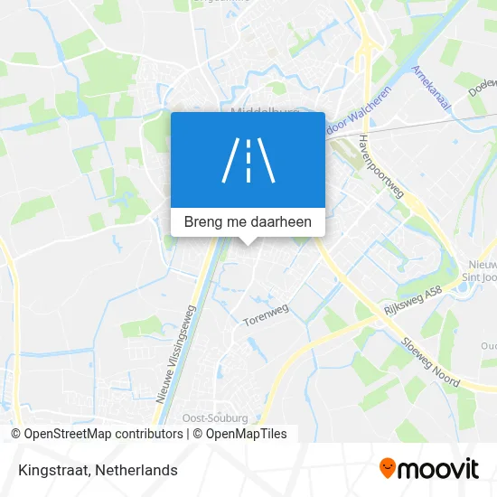 Kingstraat kaart