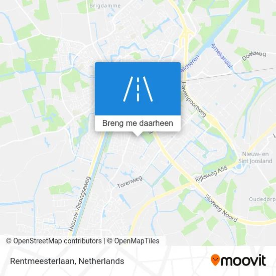 Rentmeesterlaan kaart
