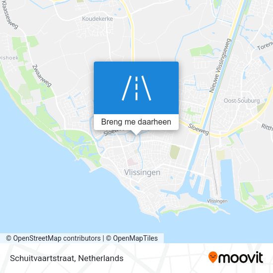 Schuitvaartstraat kaart