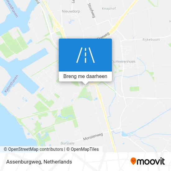 Assenburgweg kaart