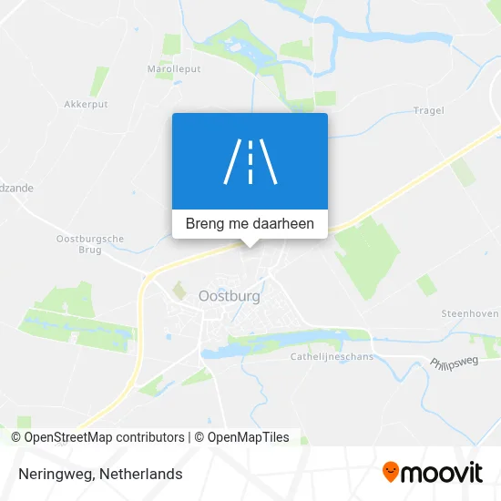 Neringweg kaart