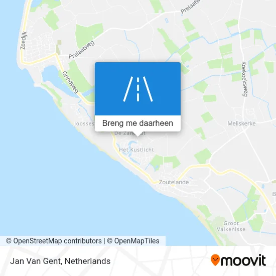 Jan Van Gent kaart