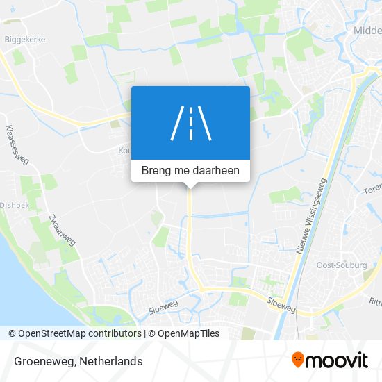 Groeneweg kaart