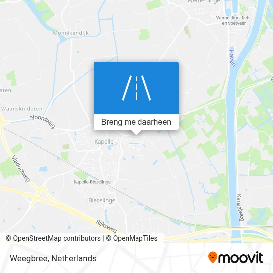 Weegbree kaart