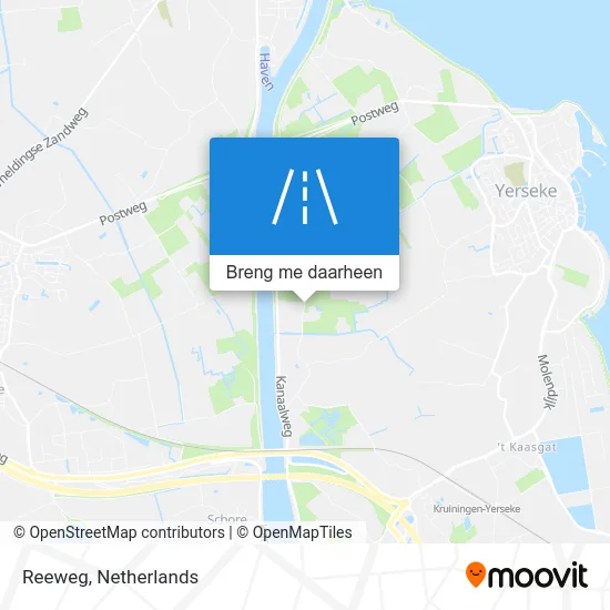 Reeweg kaart