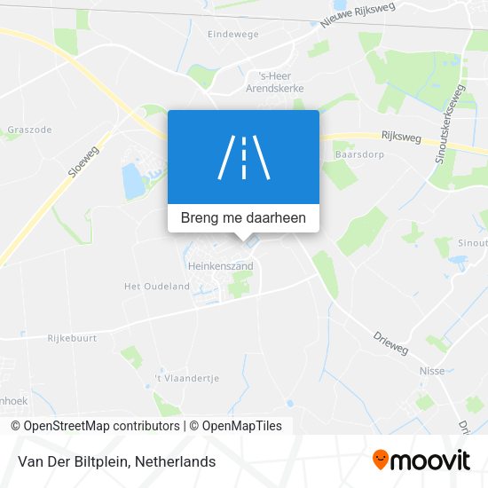 Van Der Biltplein kaart