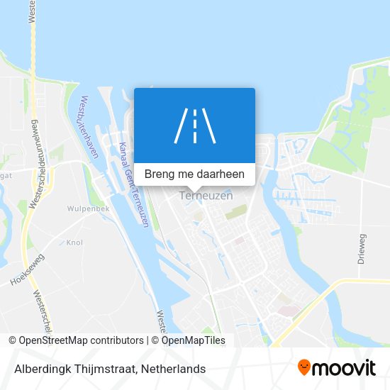 Alberdingk Thijmstraat kaart