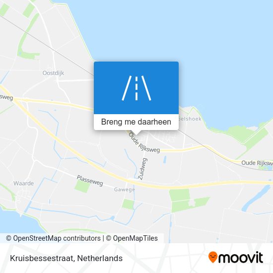Kruisbessestraat kaart