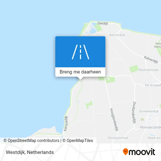Westdijk kaart