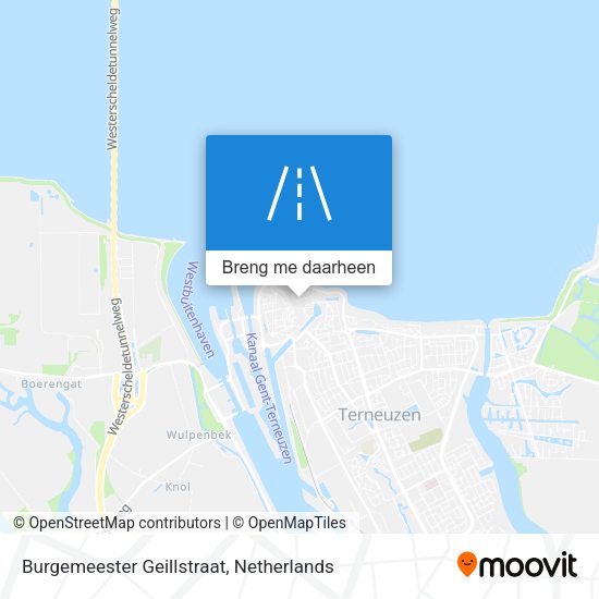 Burgemeester Geillstraat kaart