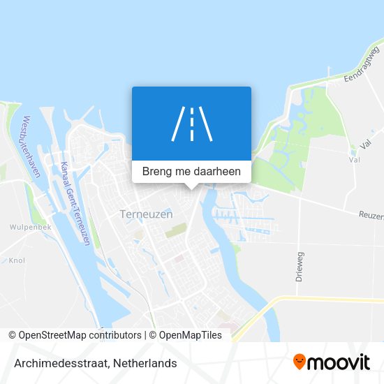 Archimedesstraat kaart