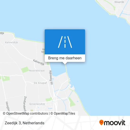 Zeedijk 3 kaart
