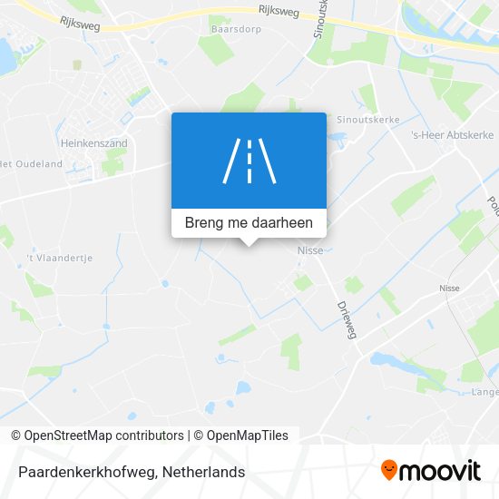 Paardenkerkhofweg kaart