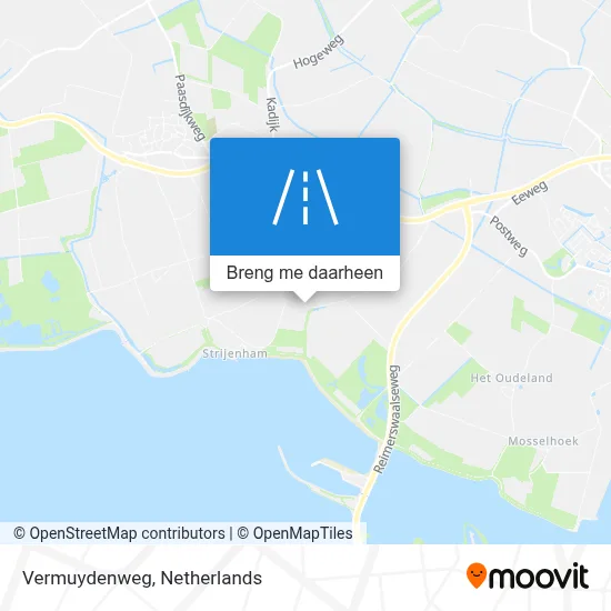 Vermuydenweg kaart