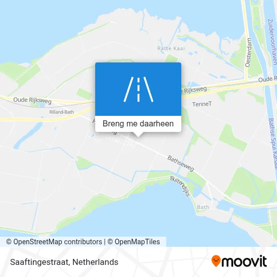 Saaftingestraat kaart