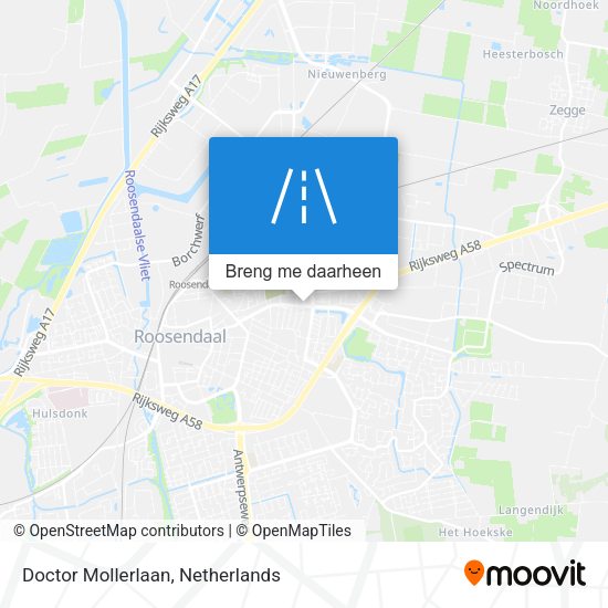 Doctor Mollerlaan kaart