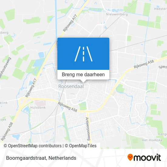 Boomgaardstraat kaart