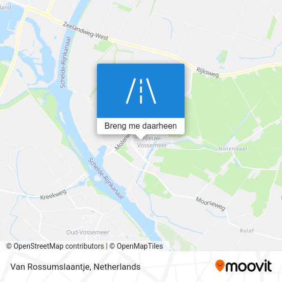 Van Rossumslaantje kaart