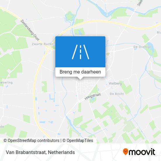 Van Brabantstraat kaart