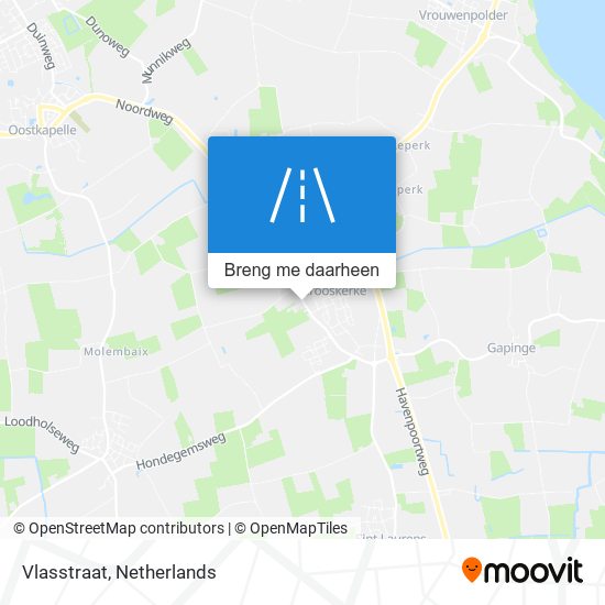 Vlasstraat kaart