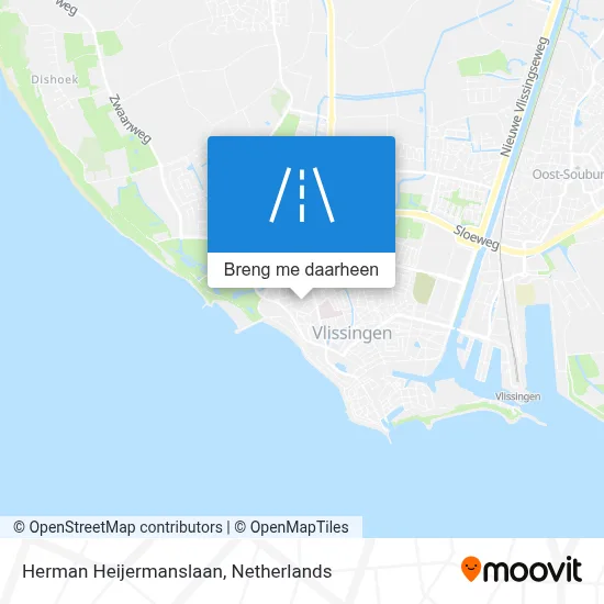 Herman Heijermanslaan kaart