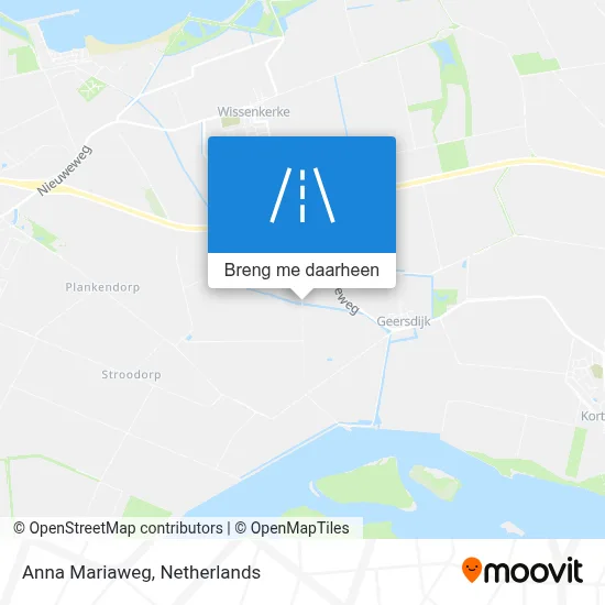 Anna Mariaweg kaart