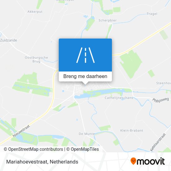 Mariahoevestraat kaart