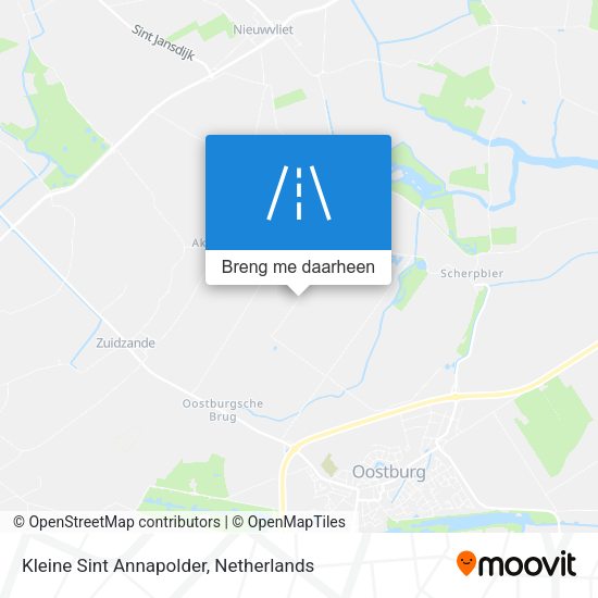 Kleine Sint Annapolder kaart