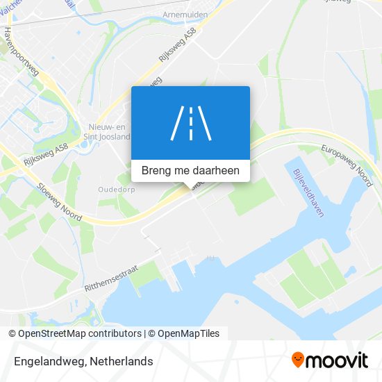 Engelandweg kaart