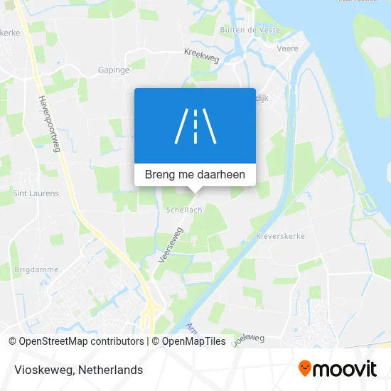Vioskeweg kaart