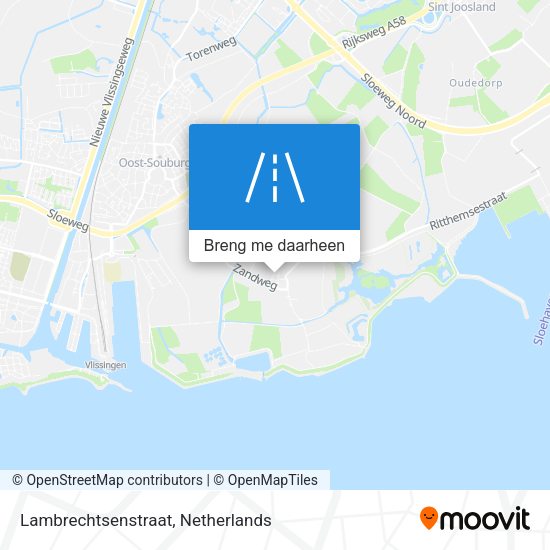 Lambrechtsenstraat kaart