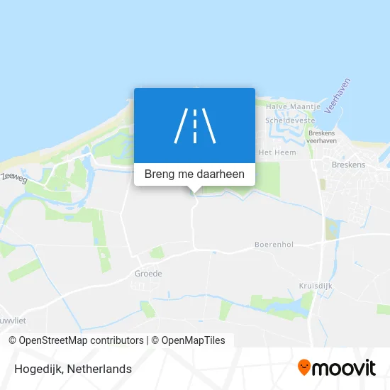 Hogedijk kaart