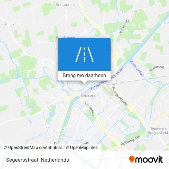 Segeersstraat kaart
