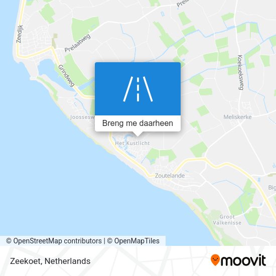 Zeekoet kaart