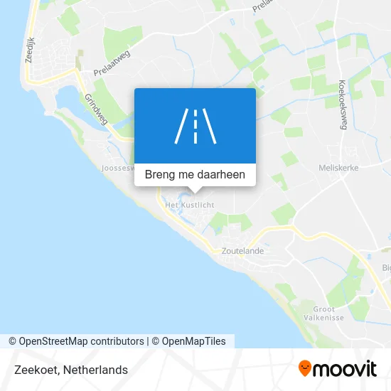 Zeekoet kaart