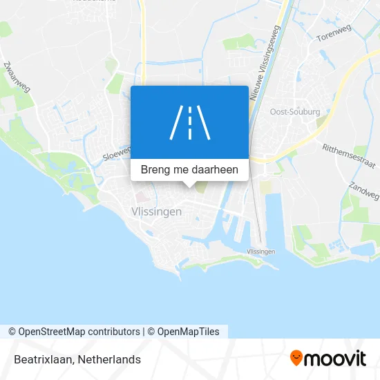 Beatrixlaan kaart