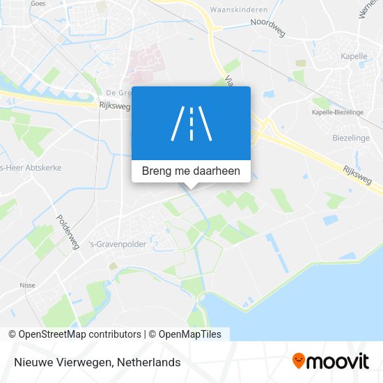 Nieuwe Vierwegen kaart