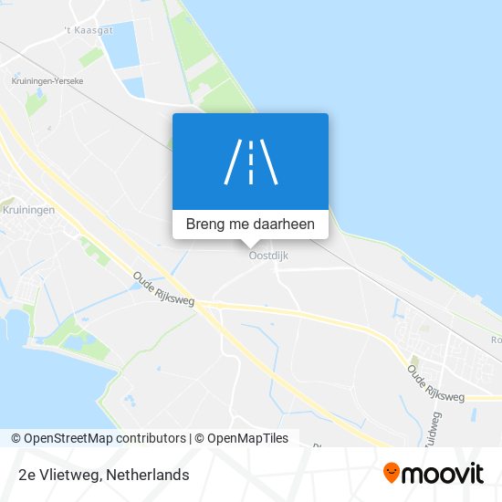 2e Vlietweg kaart