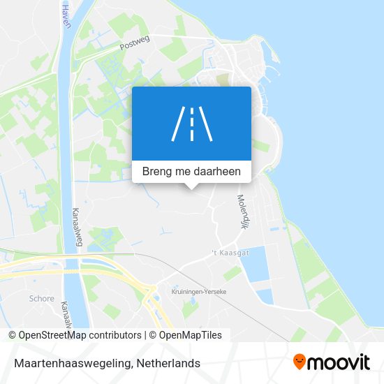 Maartenhaaswegeling kaart