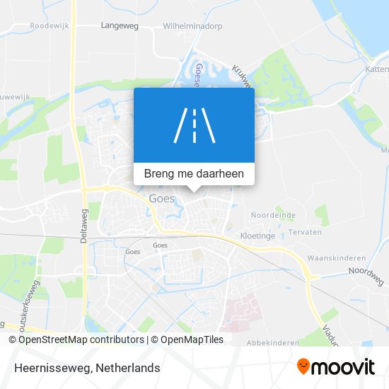 Heernisseweg kaart