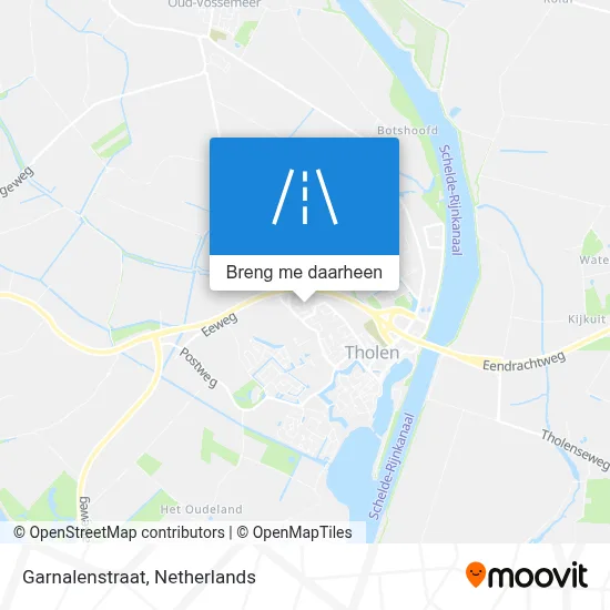 Garnalenstraat kaart