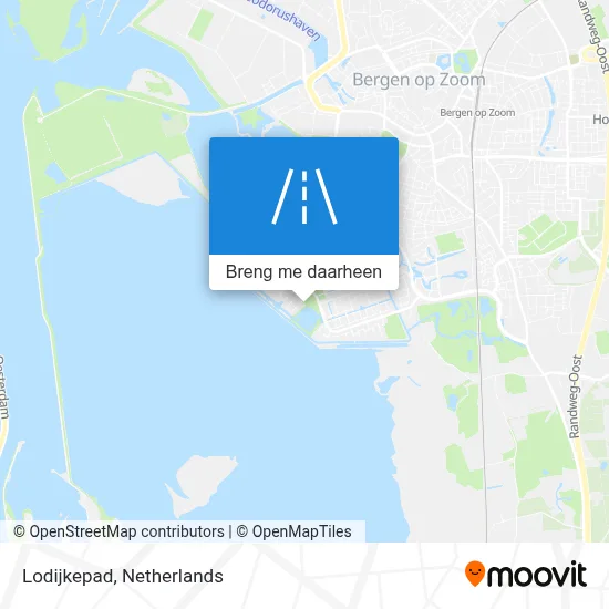 Lodijkepad kaart