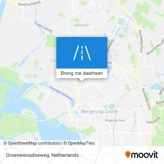 Groenewoudseweg kaart