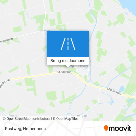 Rustweg kaart