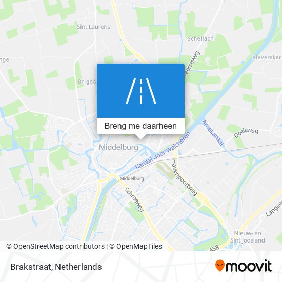 Brakstraat kaart