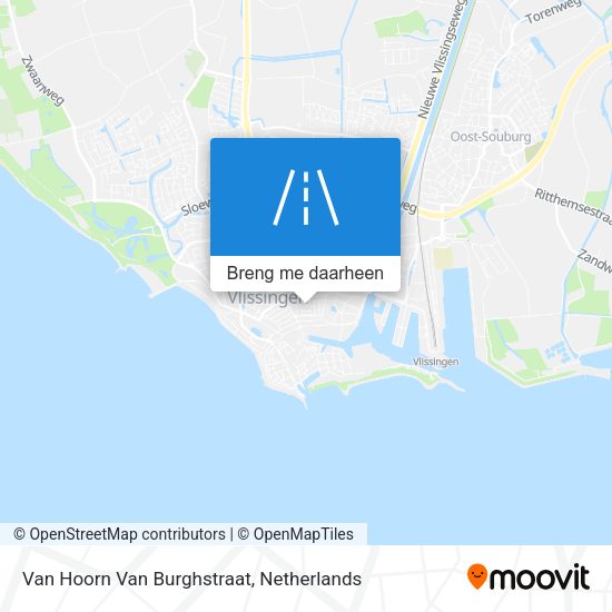 Van Hoorn Van Burghstraat kaart