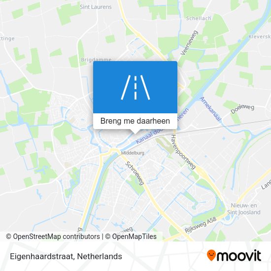 Eigenhaardstraat kaart